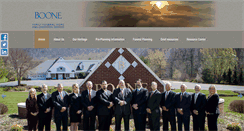 Desktop Screenshot of boonefuneralhome.com